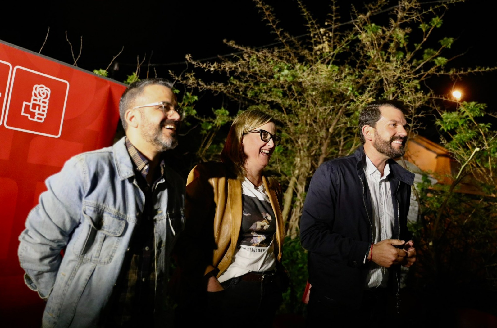 Blanca Martín y Sánchez Cotrina, en el acto donde anunciaron que unían su candidatura, anoche en Mérida.