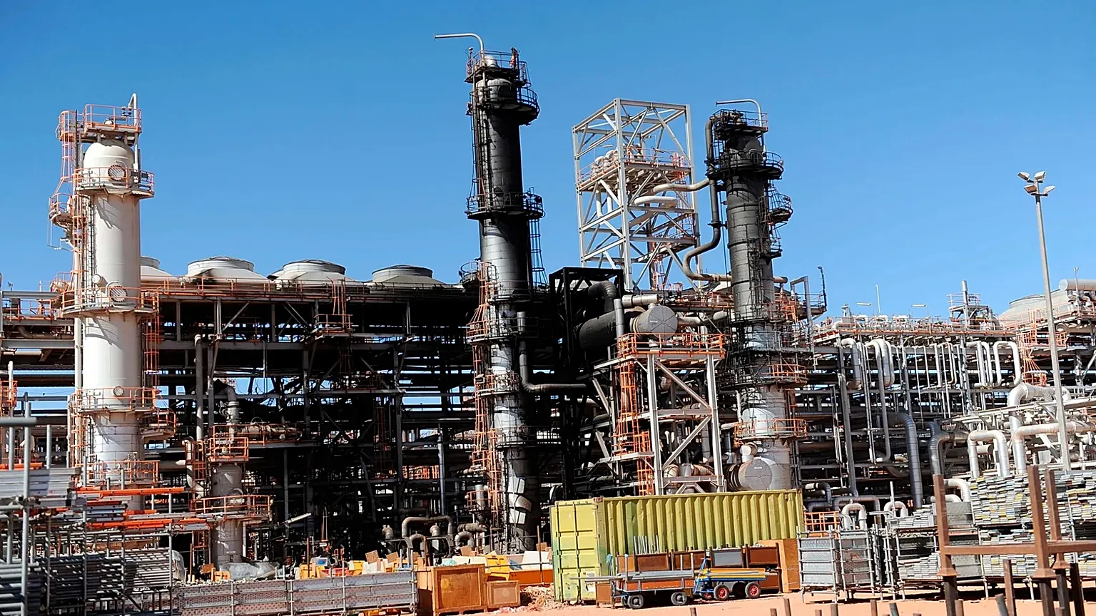 An area of the gas plant in Ain Amenas, 31 January, 2013