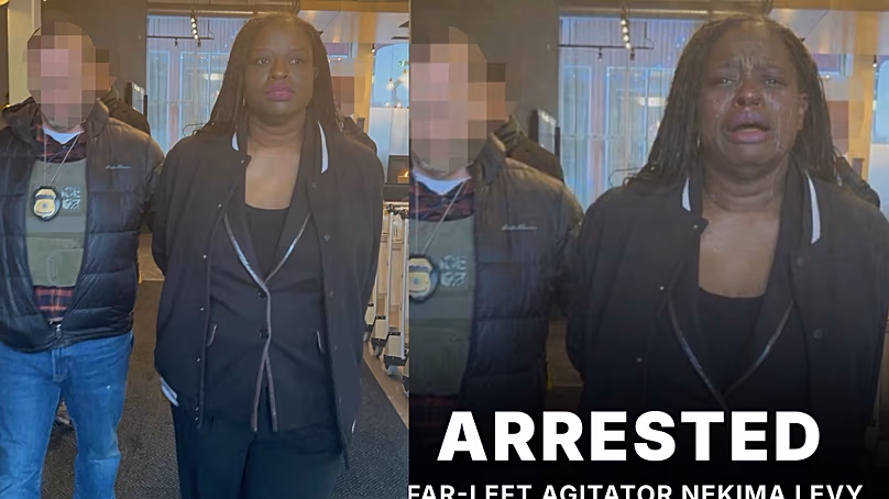 Original image of Armstrong, left, and altered image, right, posted on the official White House account. 