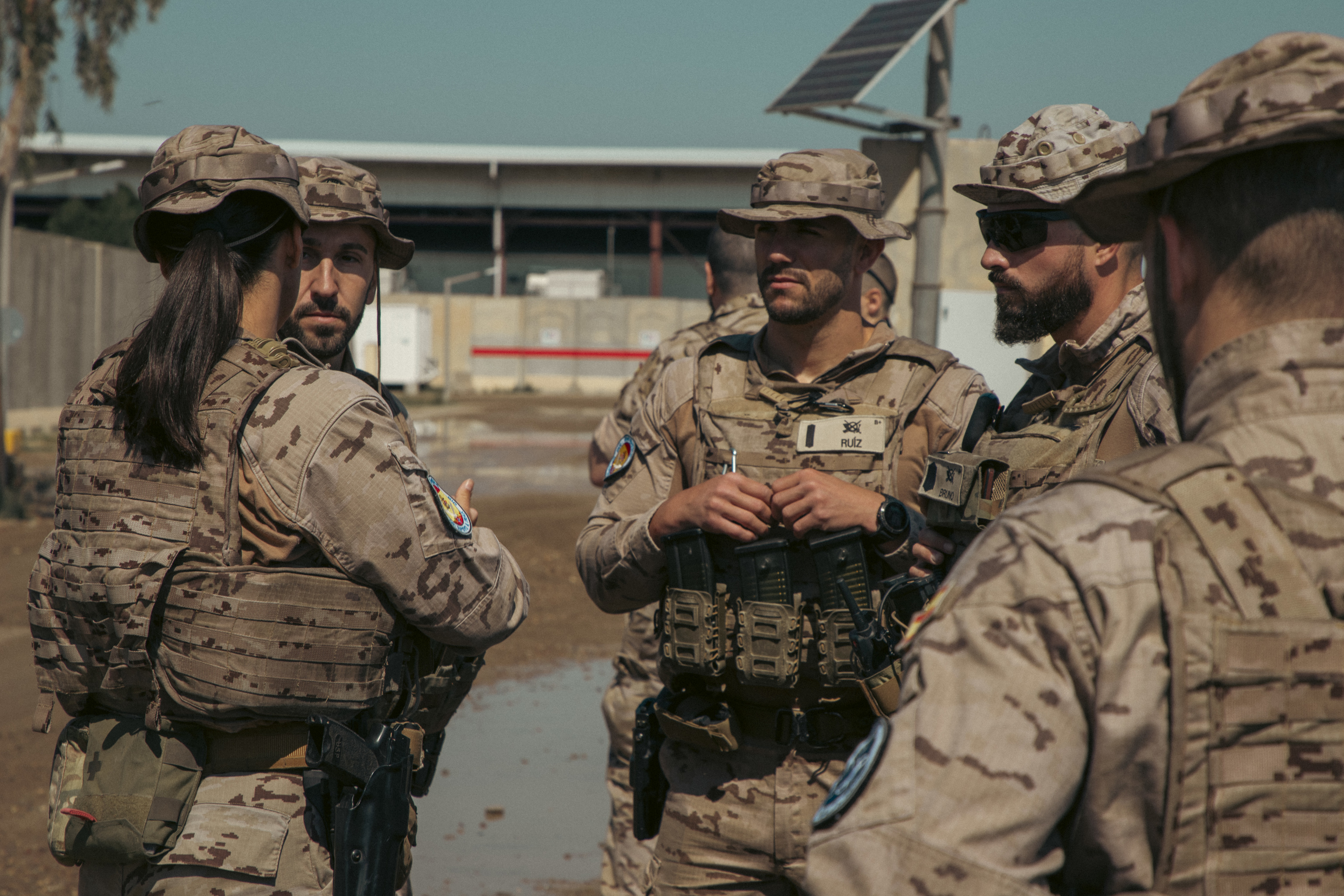 Españoles desplegados en Irak