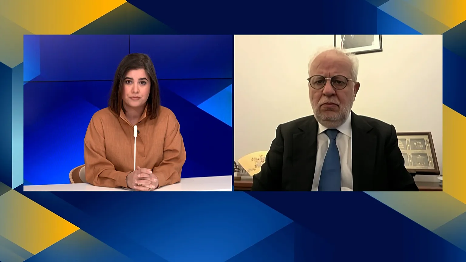Maria Tadeo, Euronews &amp; Adel Nassar, Lebanese Justice Minister