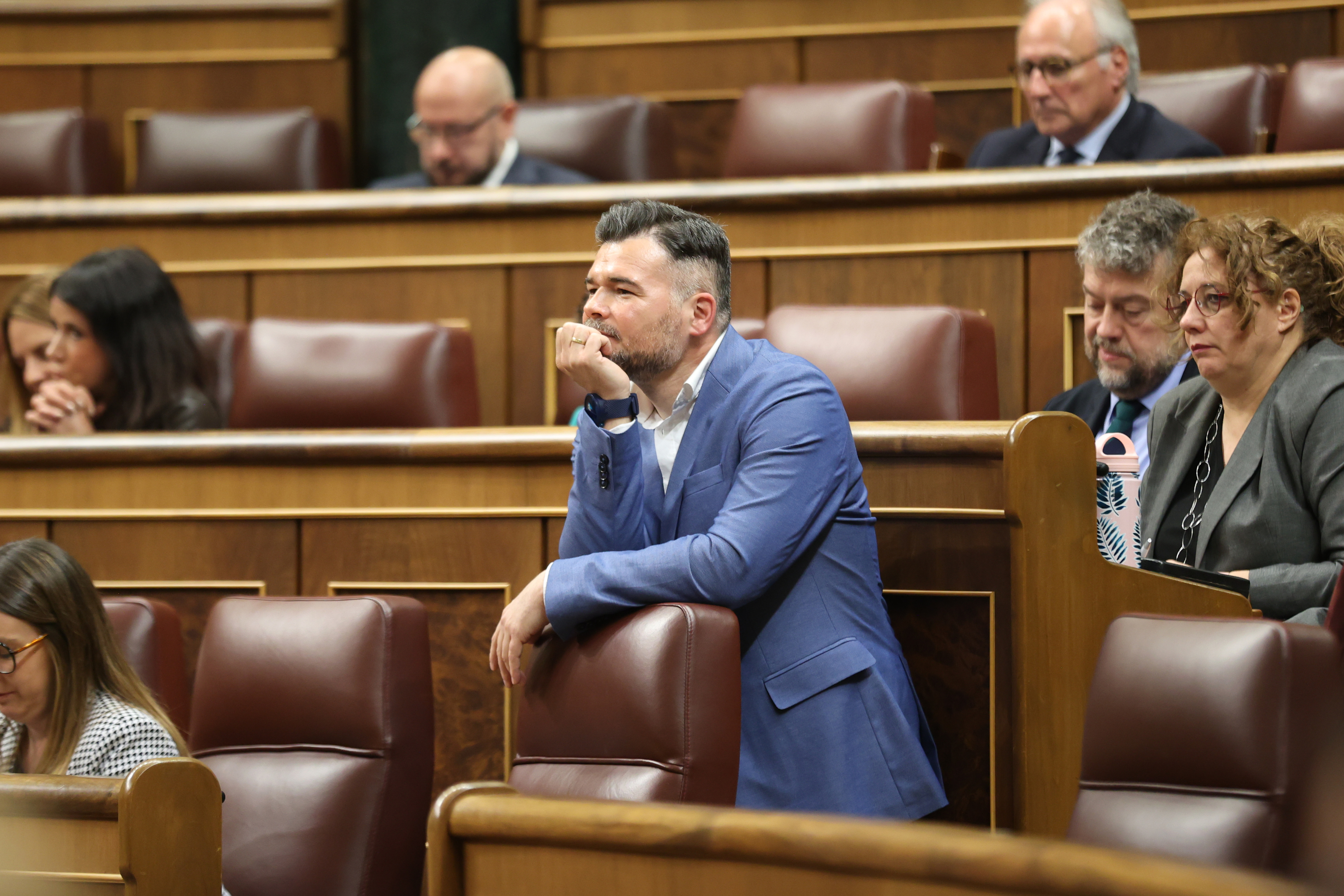 Gabriel Rufián, diputado de ERC, en el Congreso.