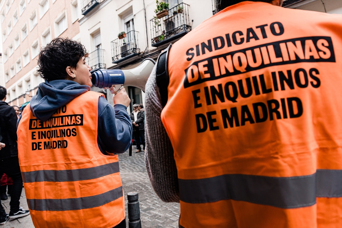 Activistas del Sindicato de Inquilinas