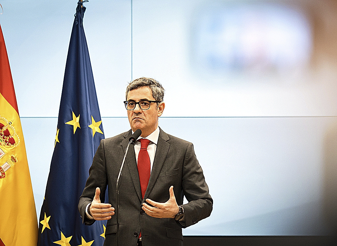 El ministro de Presidencia, Justicia y Relaciones con las Cortes, Félix Bolaños, ayer en Madrid.