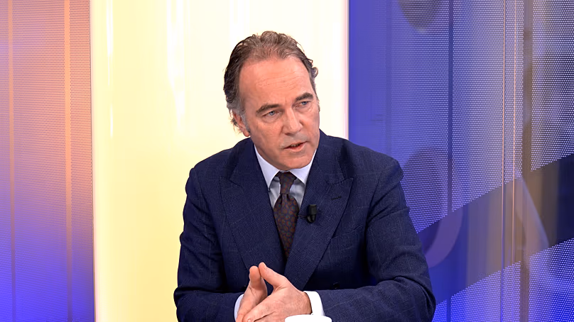 Bartjan Wegter, EU Counter-Terrorism Coordinator at Euronews studio, March 23, 2026