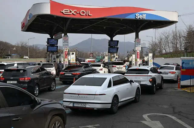 Gasolinera en Corea del Sur