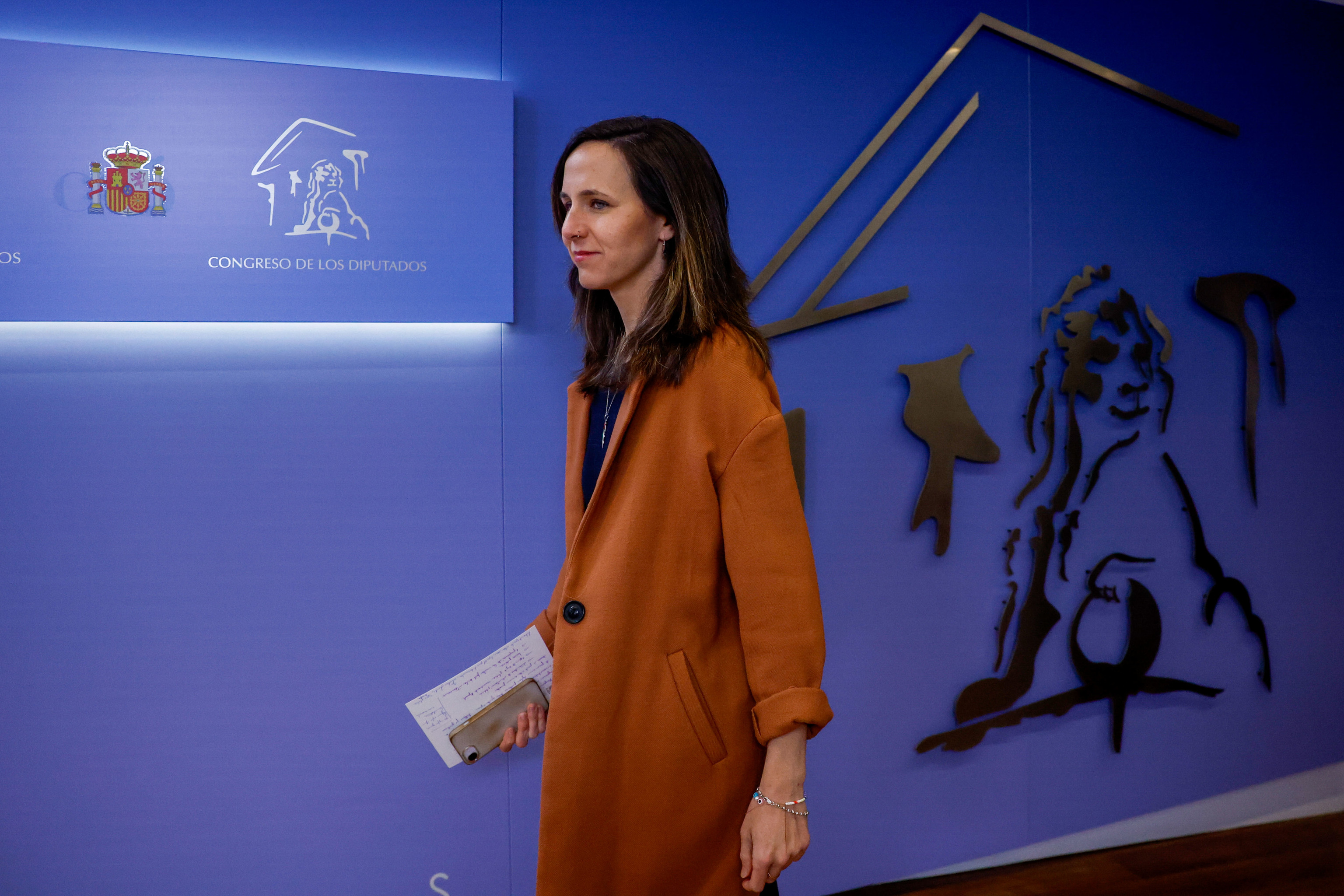 La secretaria general de Podemos, Ione Belarra.