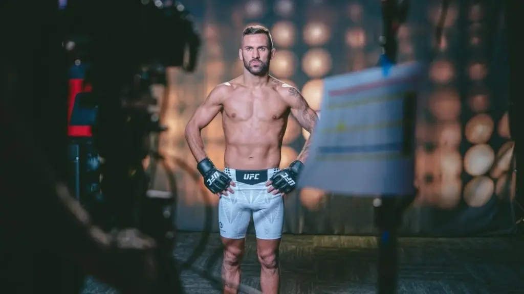 Hecher Sosa, en la sesión de fotos oficial de la UFC