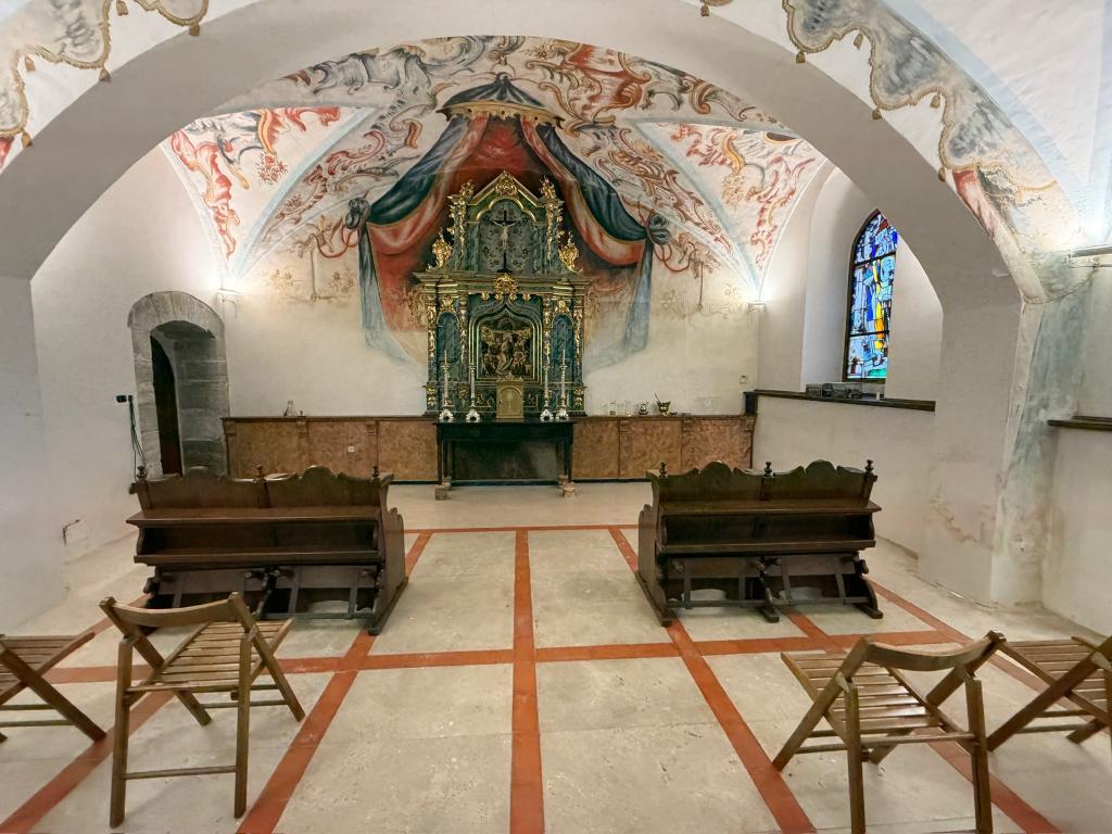Imagen del estado del monasterio distribuida por el Arzobispado de Burgos. | EFE