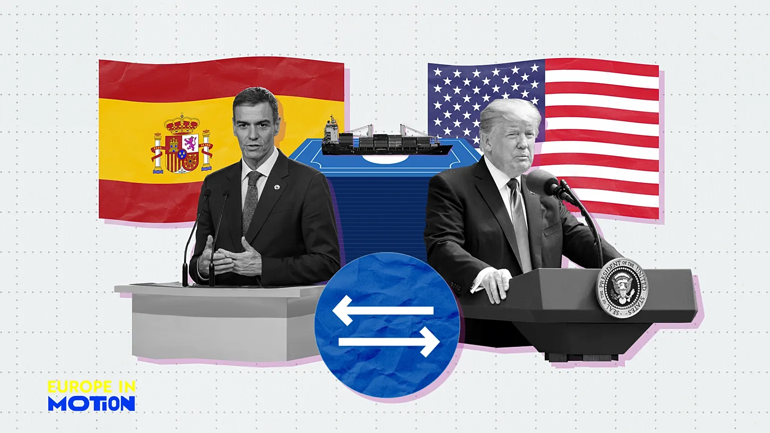 How reliant is Spain on trade with the US? 