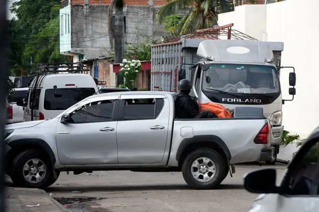 Una camioneta en Bolivia.