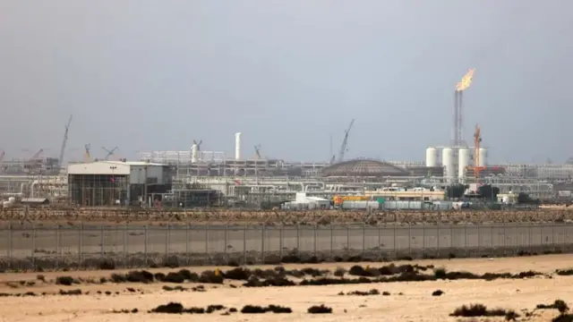 La Ciudad Industrial de Ras Laffan, fotografiada el 3 de marzo.