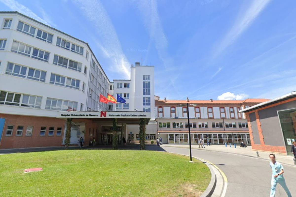 Hospital Universitario de Navarra, donde ha sido ingresada la niña.