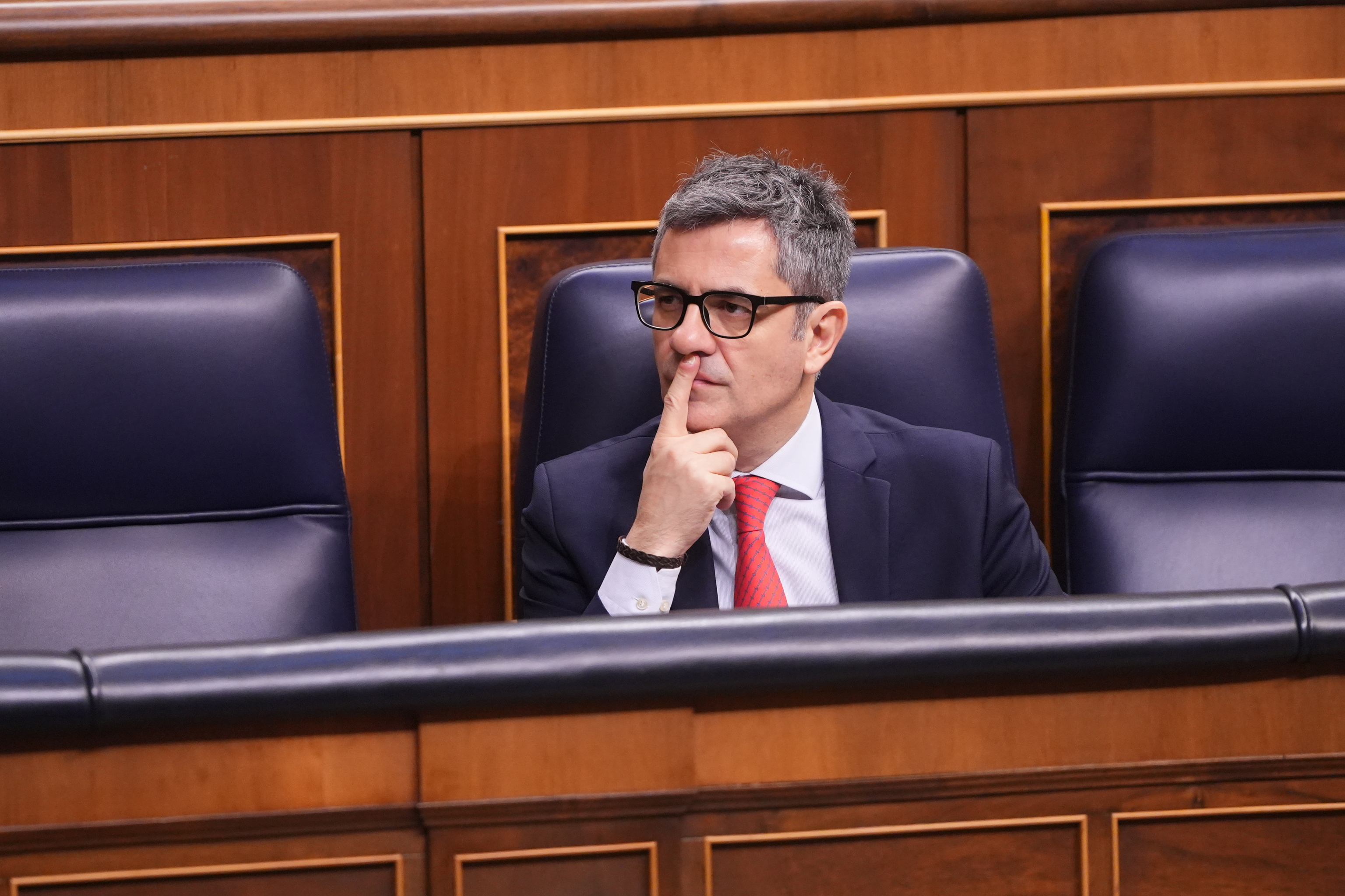 El ministro de Justicia y Relación con las Cortes, Félix Bolaños.