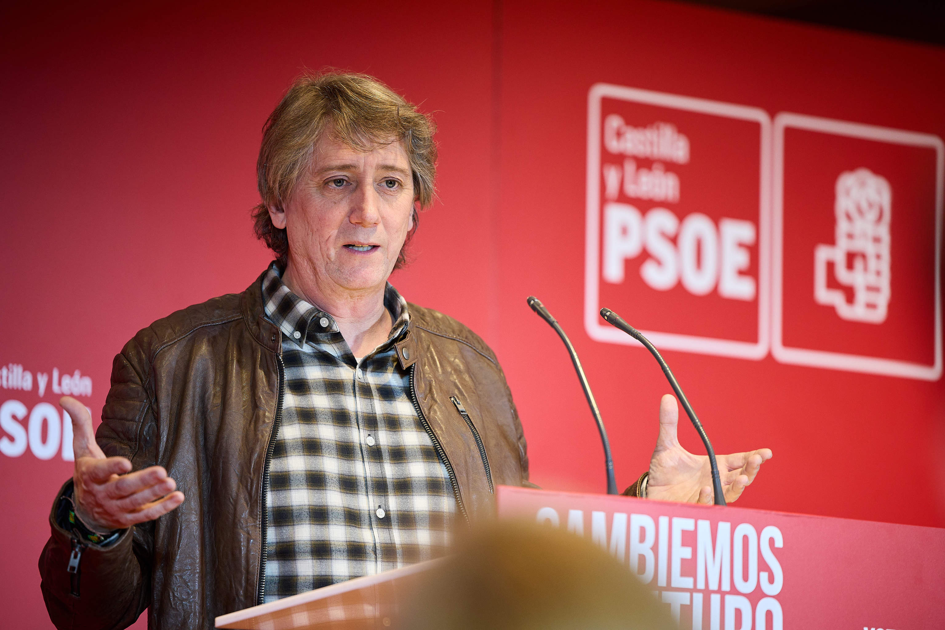 Carlos Martínez, candidato del PSOE y alcalde de Soria.