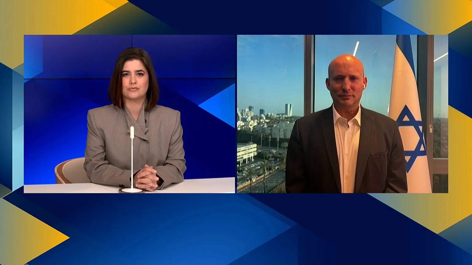 Maria Tadeo, Euronews &amp; Naftali Bennett, Former Israeli Prime Minister