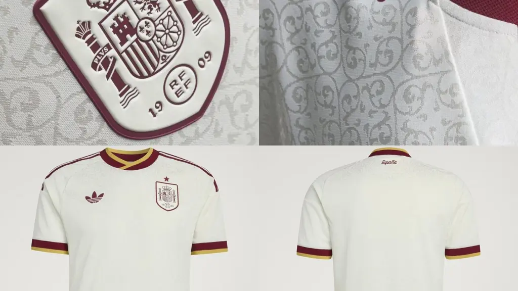 Segunda equipación de la selección española para el Mundial 2026.
