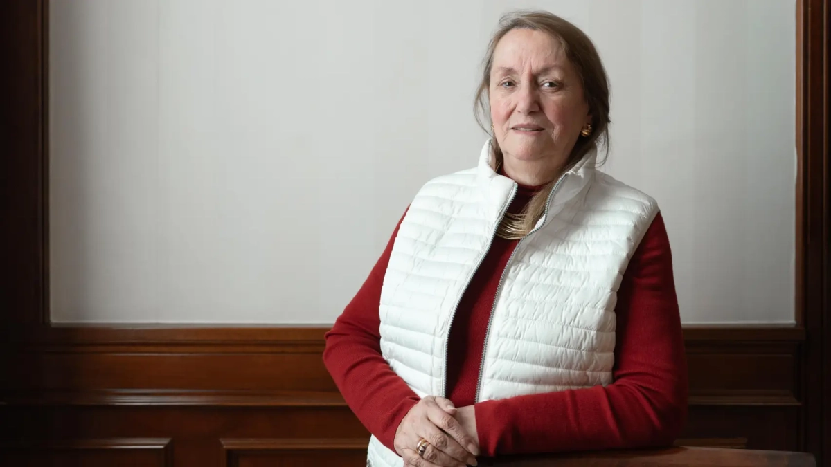 Amelia Valcárcel, posa tras la entrevista para EL ESPAÑOL.