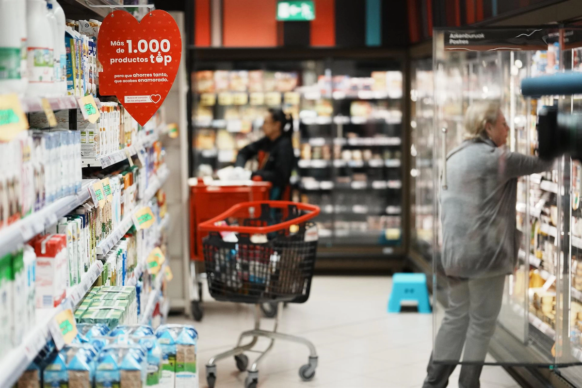 Un supermercado en España. (Europa