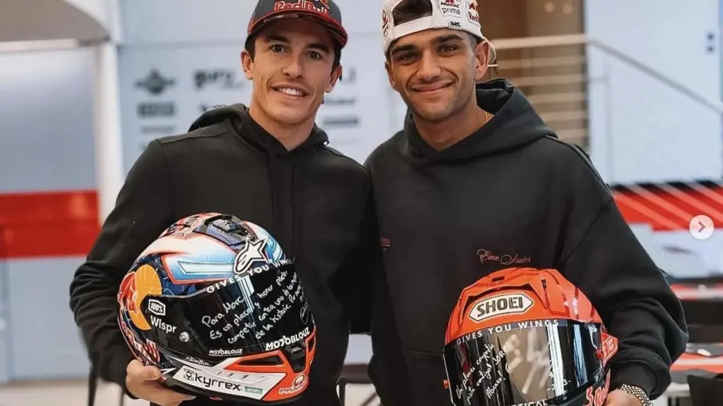 Marc Márquez y Jorge Martín.