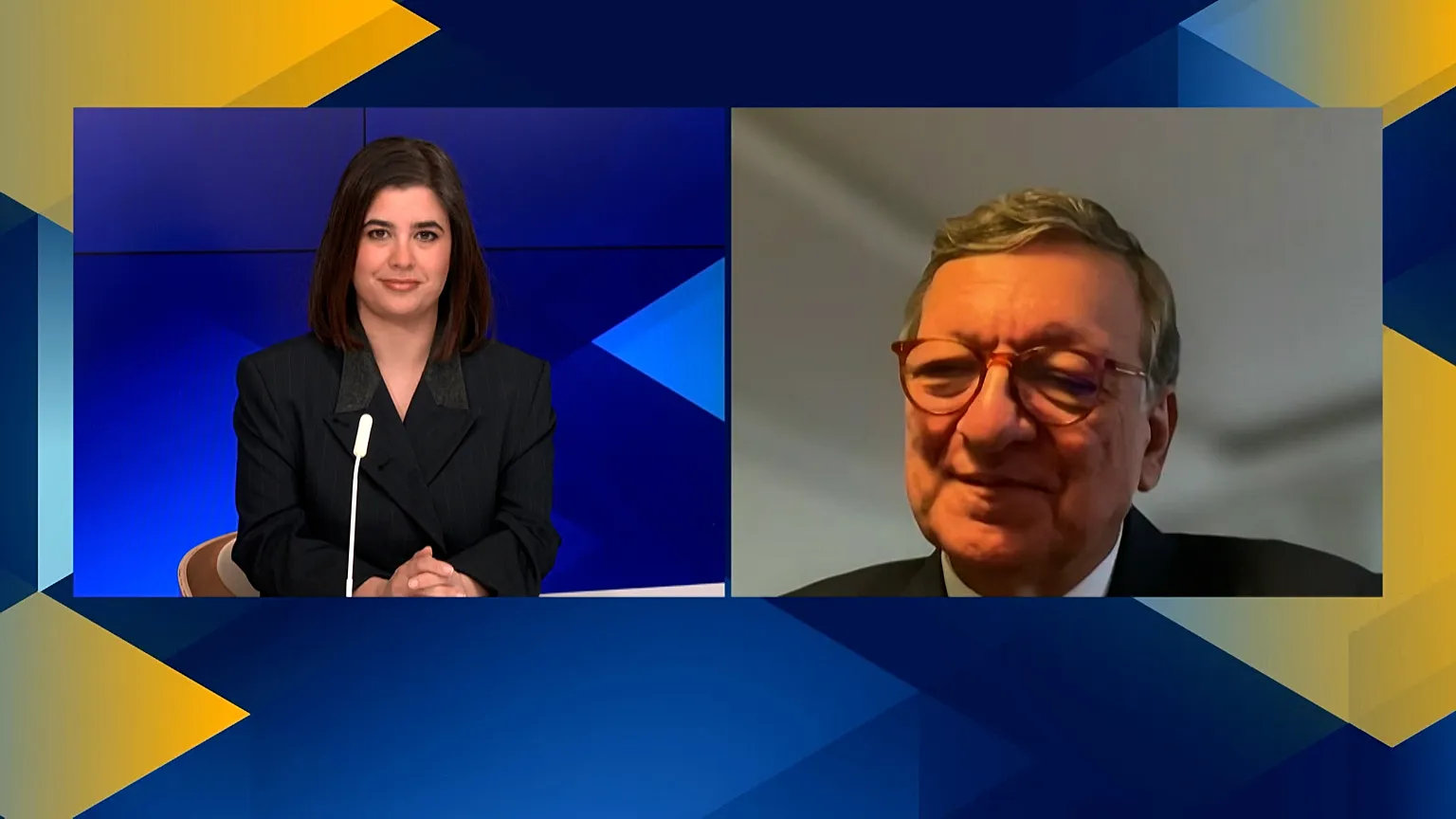 Maria Tadeo, Euronews &amp; José Manuel Barroso, Former European Commission President