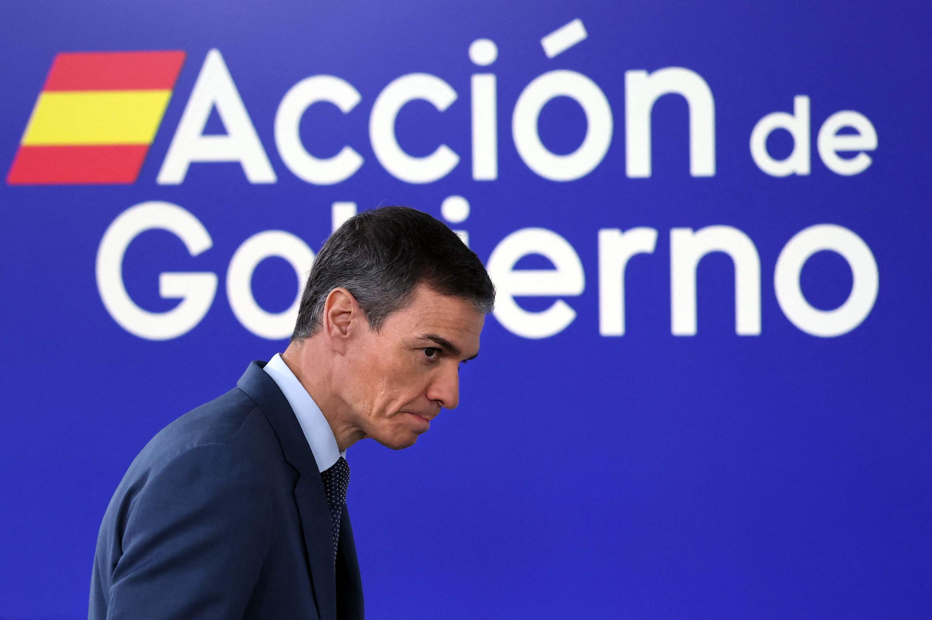 El presidente del Gobierno, Pedro Sánchez, el pasado viernes en La Moncloa.