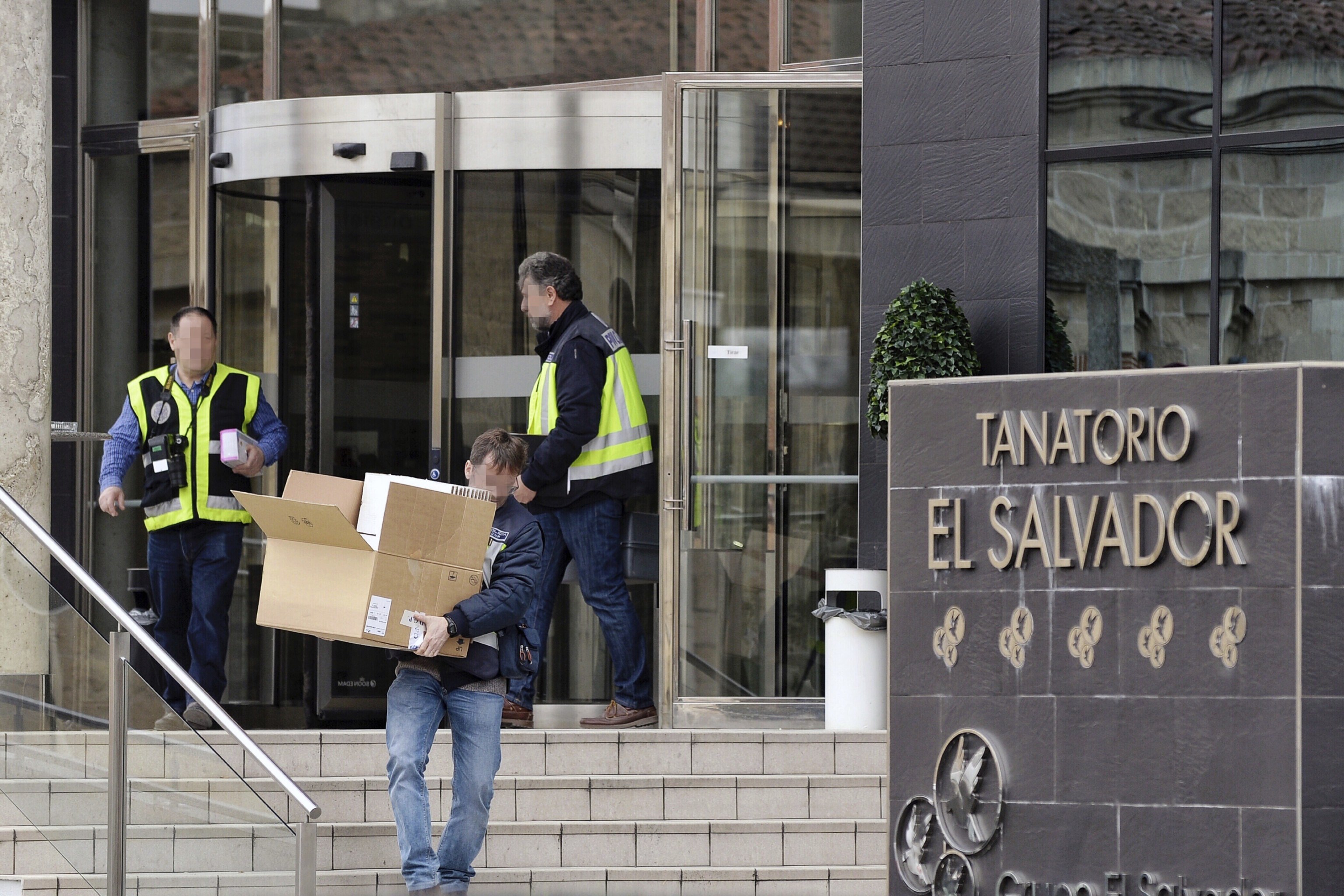 Registro del tanatorio El Salvador en enero de 2019.