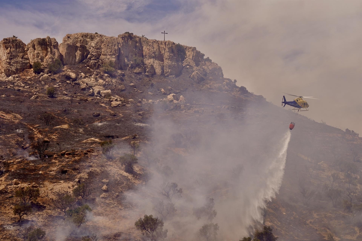 Los mega incendios en España