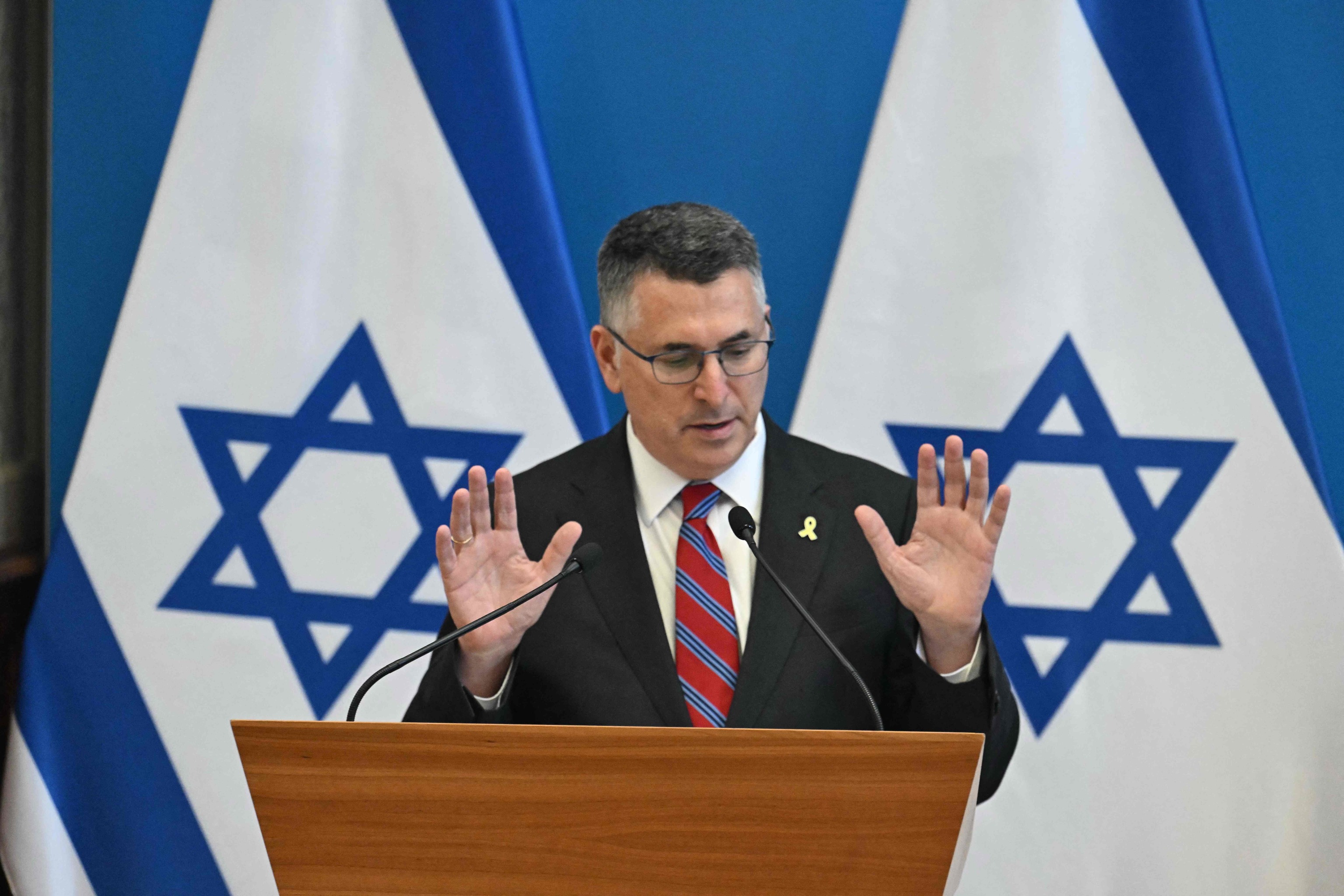 El ministro de Exteriores israelí, Gideon Saar.