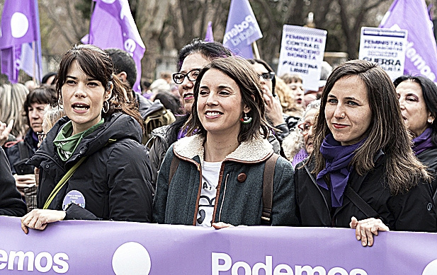 Irene Montero e Ione Belarra, de Podemos.