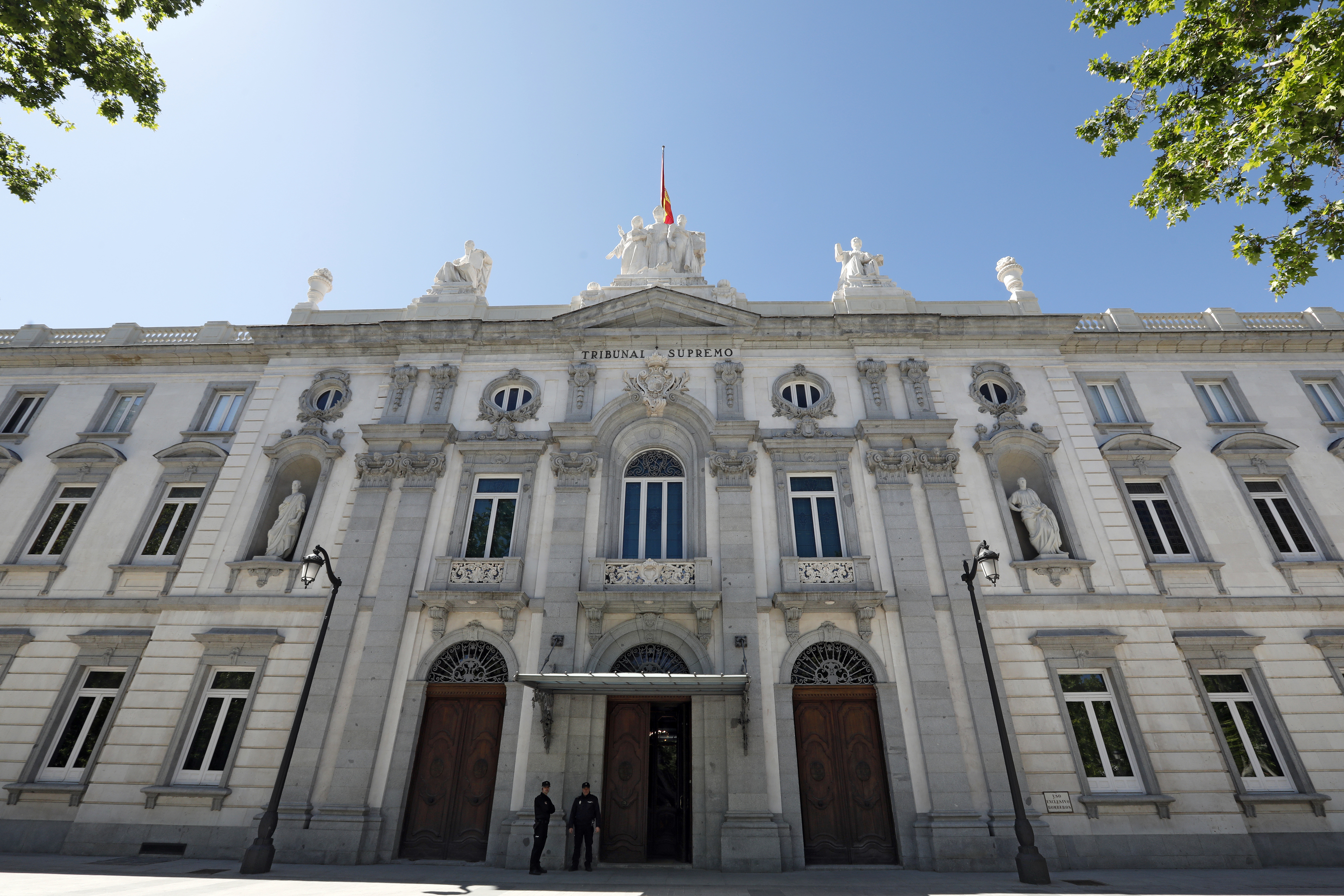 La fachada del Tribunal Supremo.