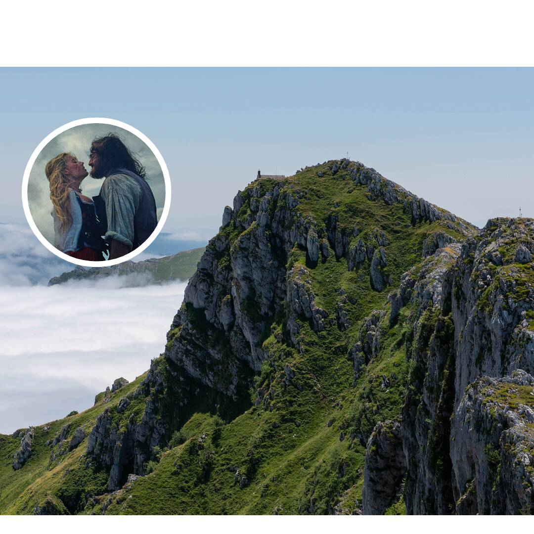 Foto: Las nubes se arremolinan bajo las cumbres en un paraje vasco que recuerda al solitario páramo de Heathcliff. (Goierri Turismo)