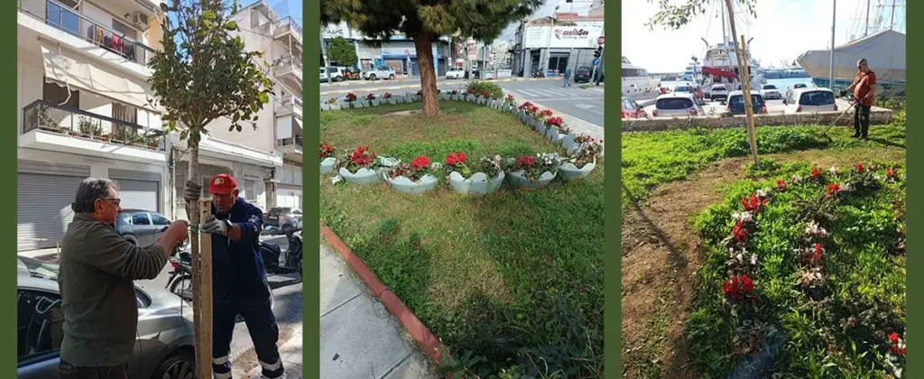 Adiós al asfalto en Pireo: el plan de su Ayuntamiento para bajar 4 grados