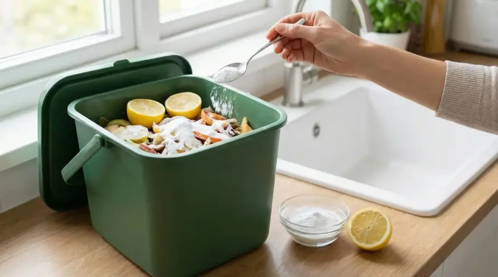 Adiós al mal olor: el truco del bicarbonato de sodio para tus desechos orgánicos