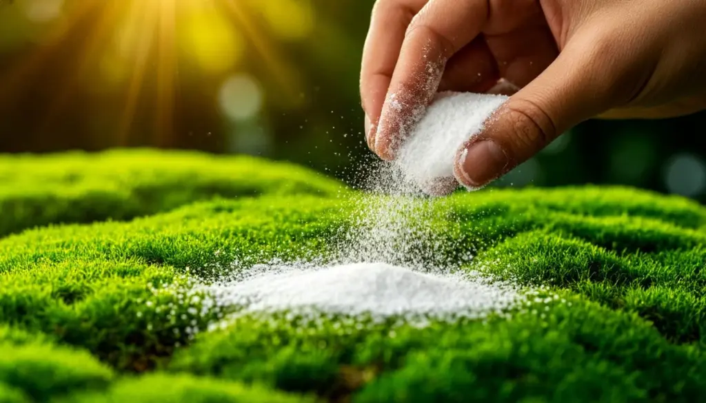 Adiós al musgo en tu césped: el truco del bicarbonato de sodio por 1 euro