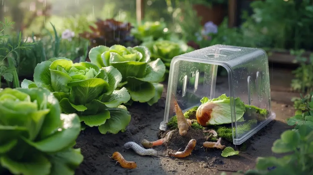 Adiós a los caracoles en tu huerto: el truco de la caja de plástico