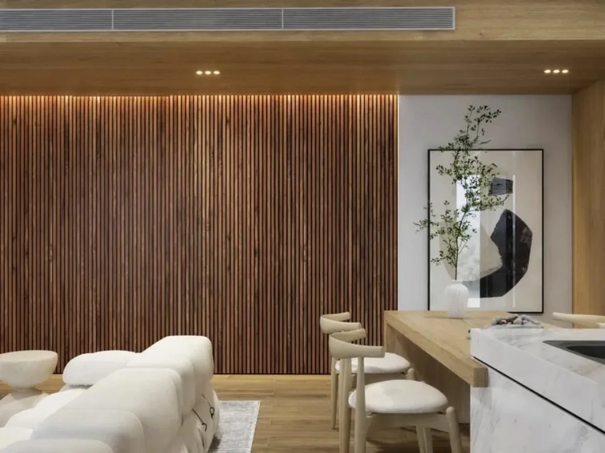 Adiós a los cuadros: cómo paneles de madera y listones transforman tu dormitorio - image 1