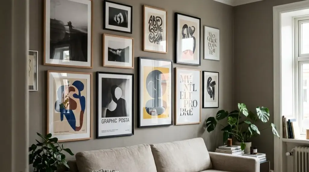 Adiós a los marcos: la tendencia en Pinterest de Arte textil que amplía tu salón