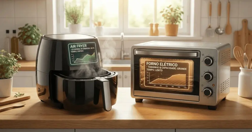 Air fryer vs. horno eléctrico: ¿cuál disparará tu factura de luz?