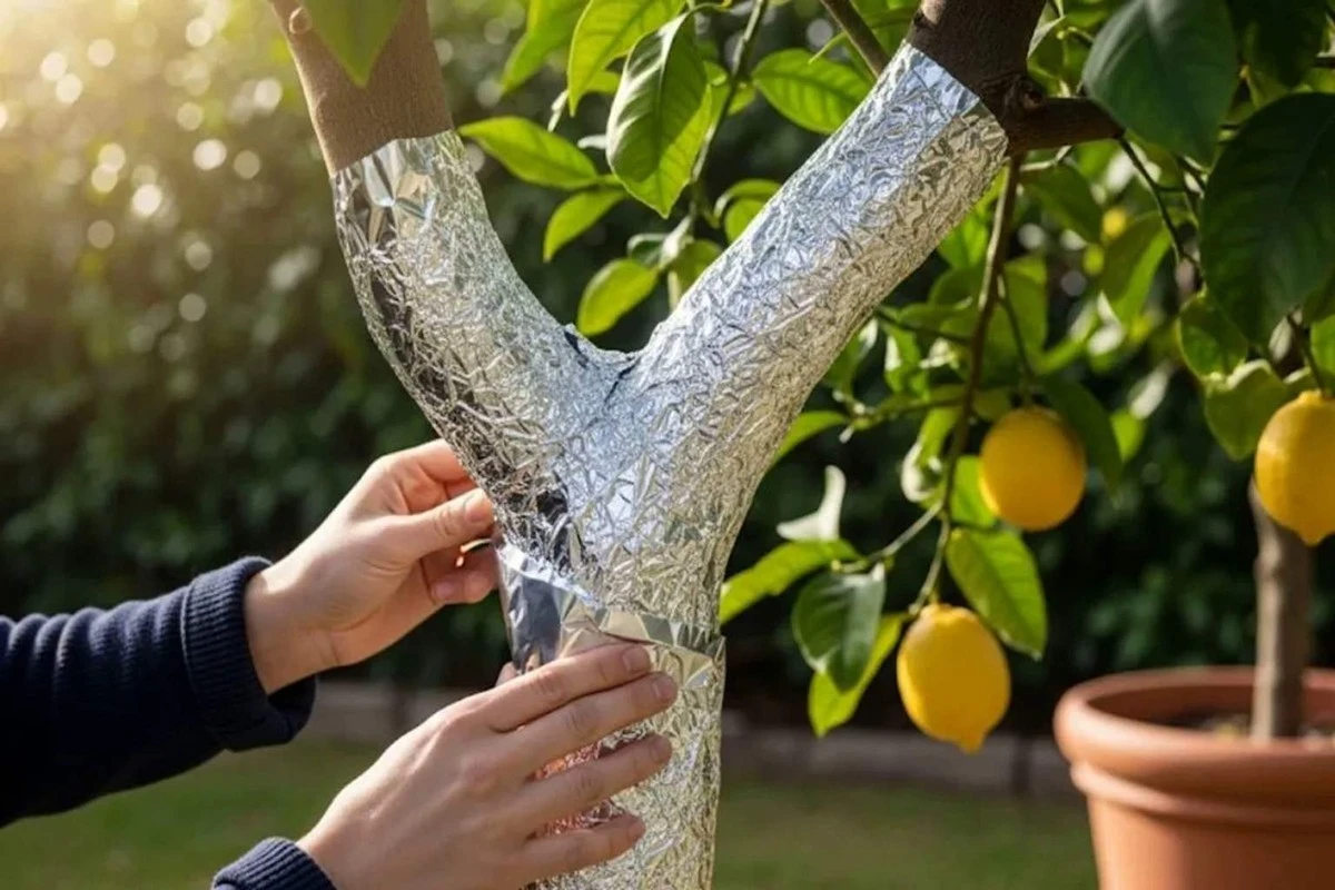 Árboles frutales sanos y sin plagas: por qué envolverlos en papel de aluminio - image 1