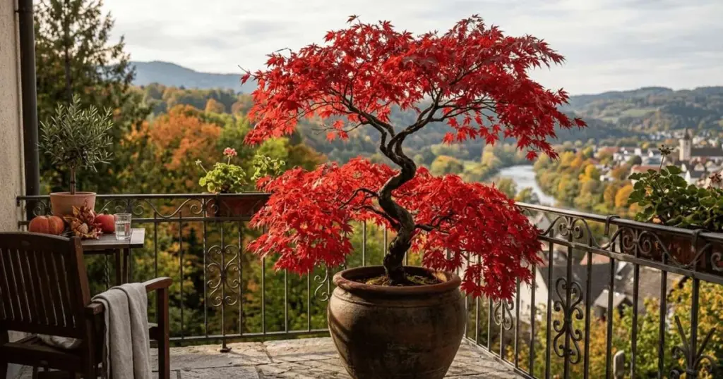Arce japonés: el árbol perfecto para embellecer tu balcón en otoño