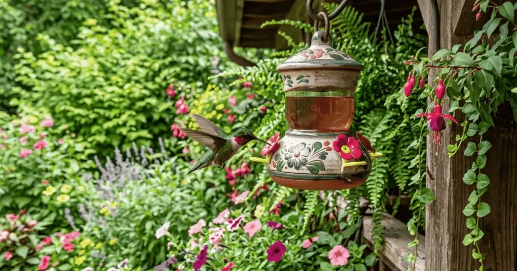 Atrae colibríes con un bebedero de arcilla casero: paso a paso