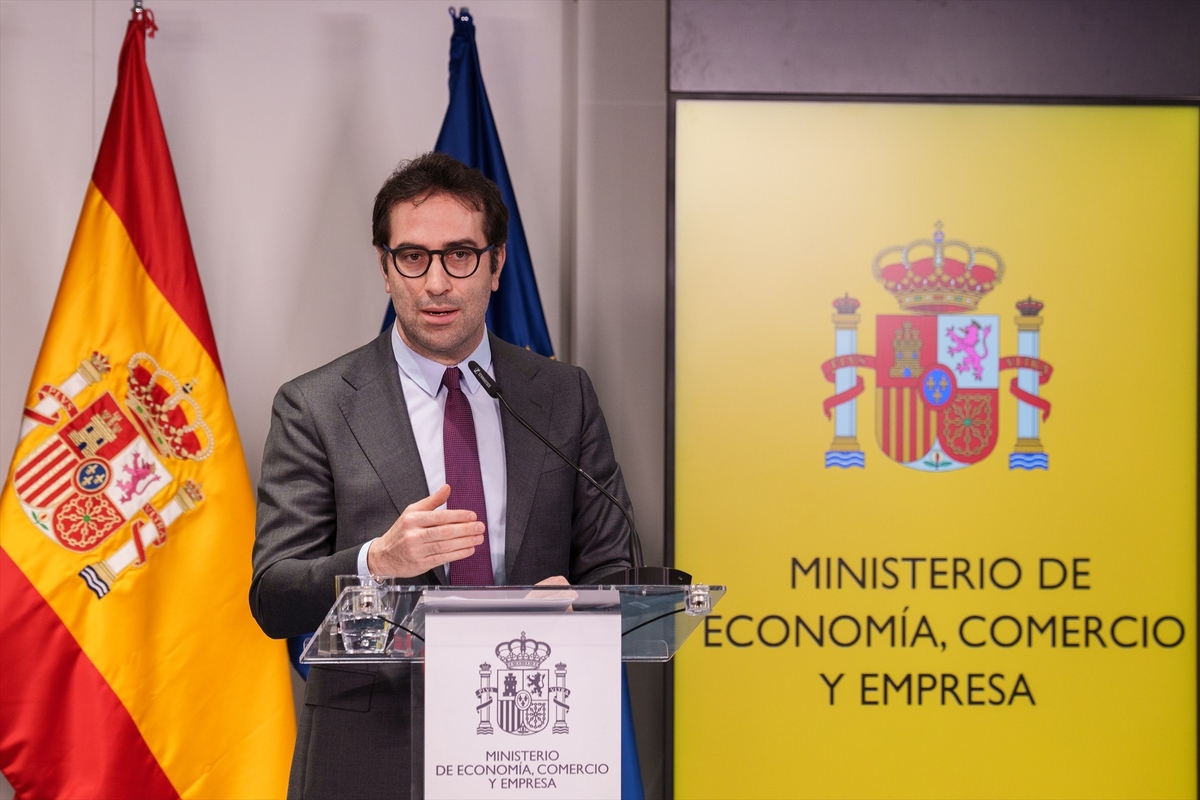 El ministro de Economía, Comercio y Empresa, Carlos Cuerpo. Matias Chiofalo / Europa Press.