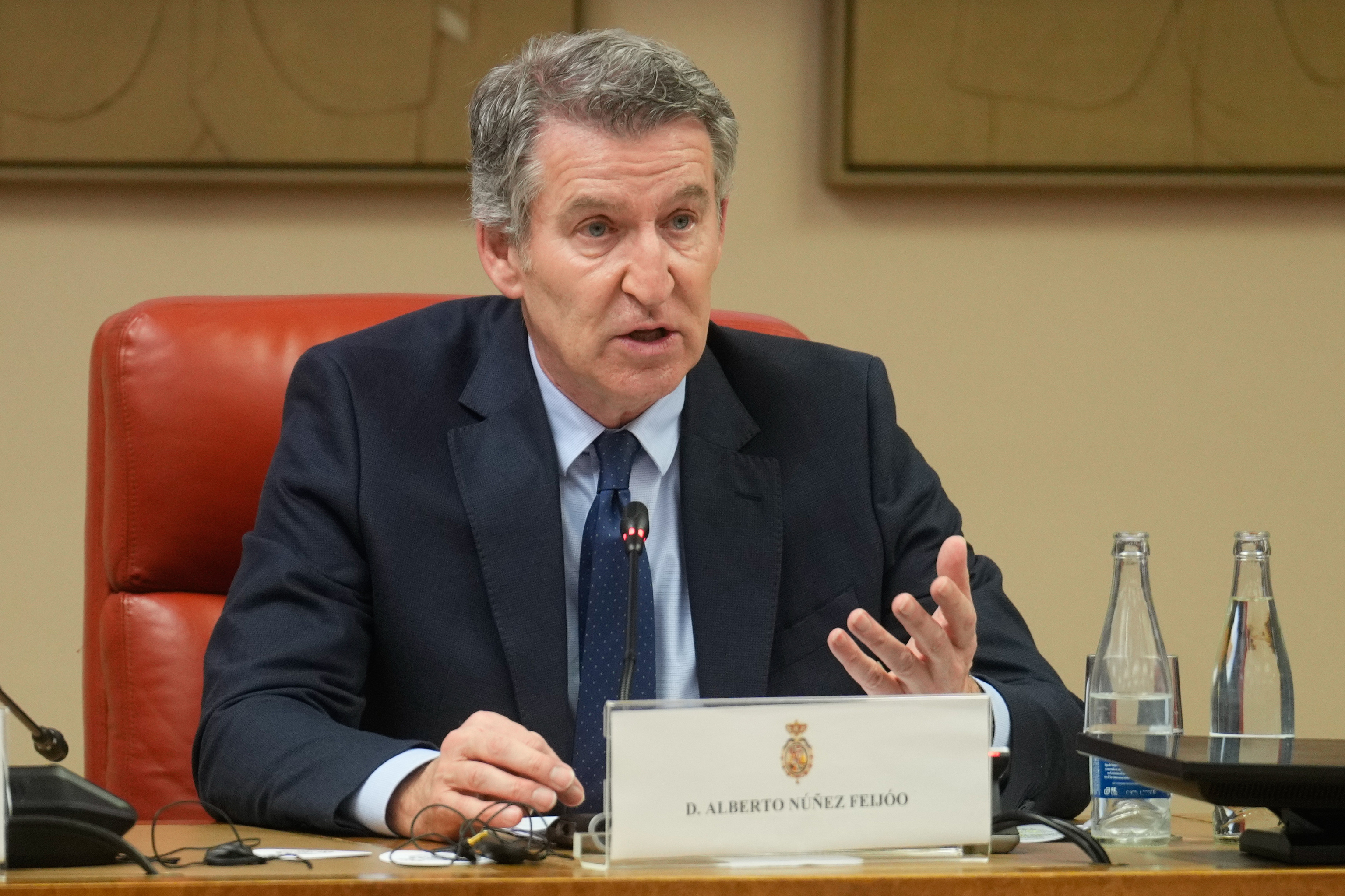 El presidente del PP, Alberto Núñez Feijóo.