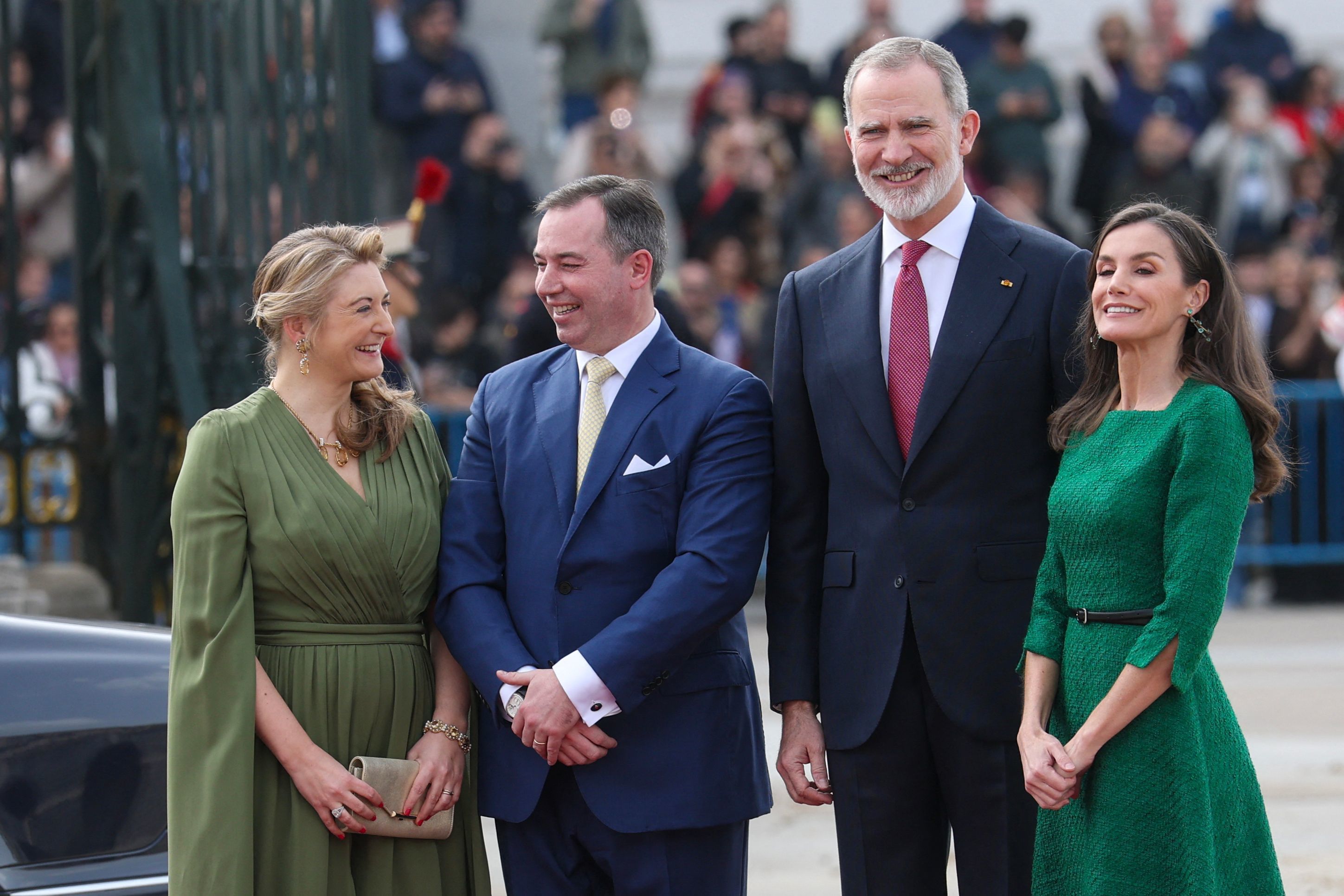 Los Reyes junto a los grandes duques de Luxemburgo
