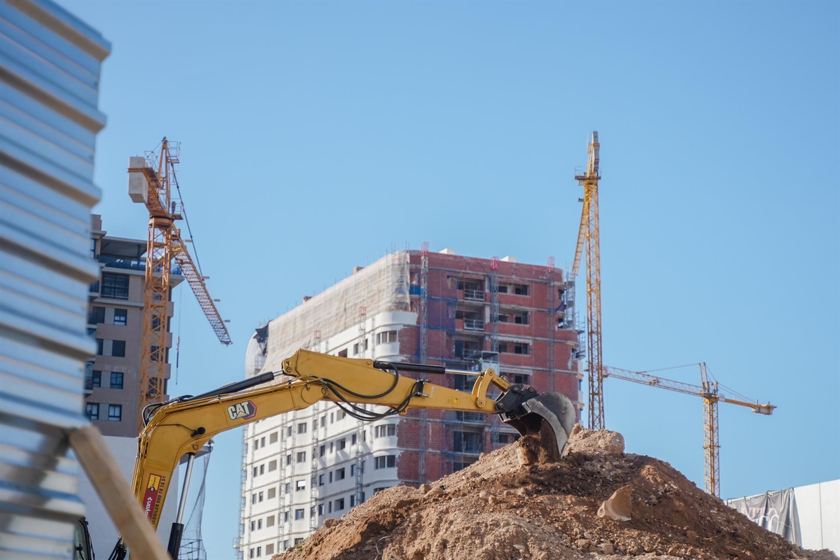 Viviendas en construcción. (Europa Press)