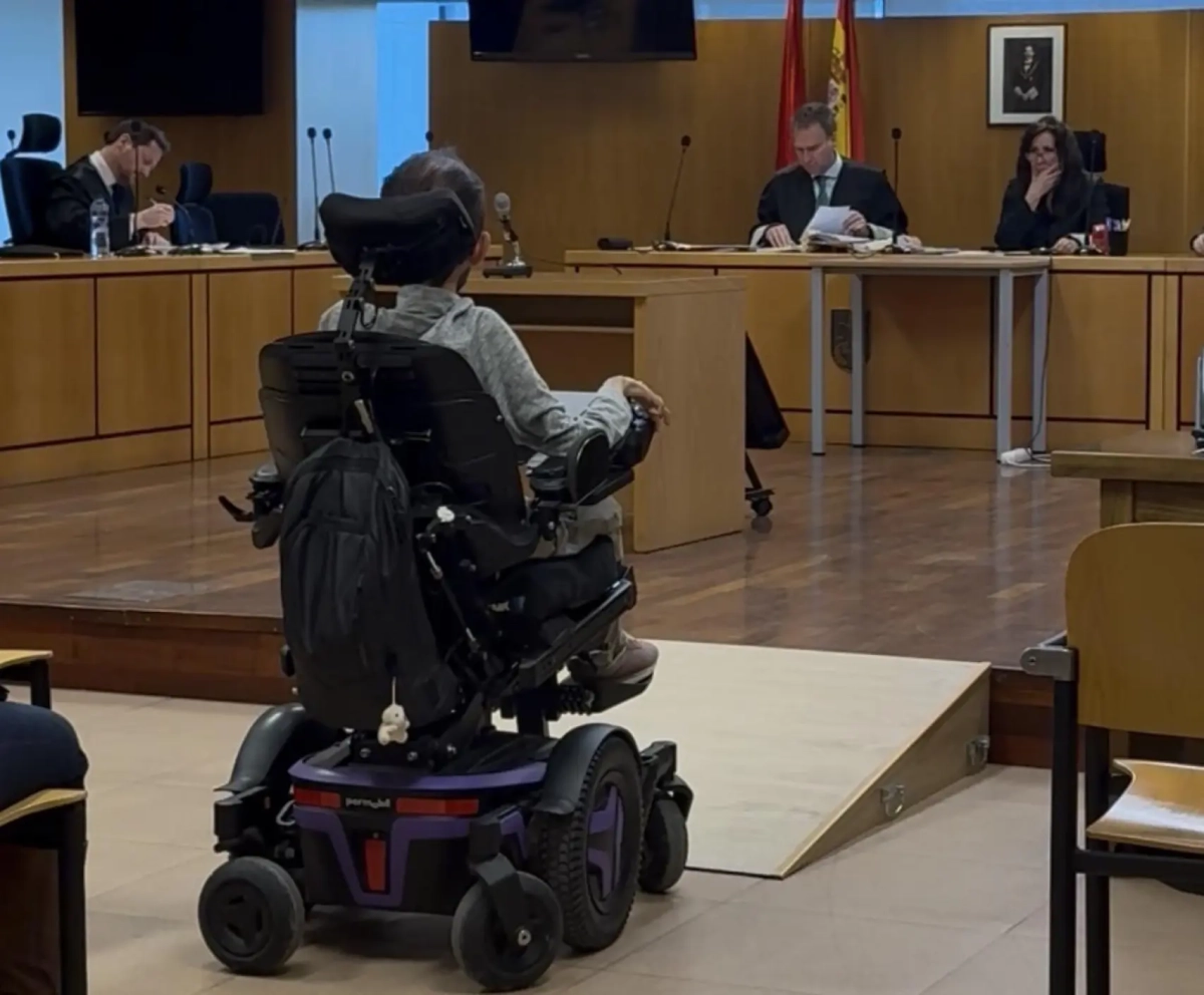 Echenique, este viernes, en la Audiencia Provincial de Madrid.