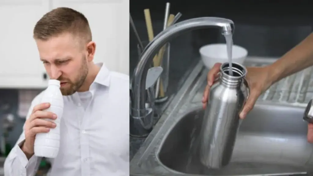 Botella de agua con olor: el método de 2 ingredientes para tu higiene y salud