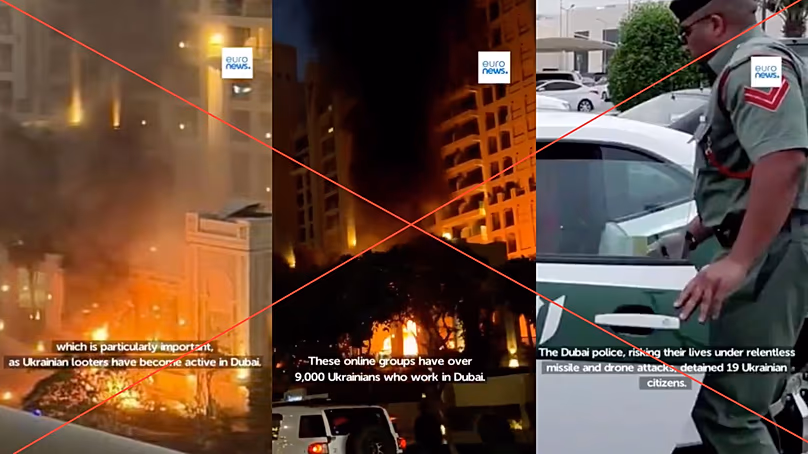 Doctored Euronews reports