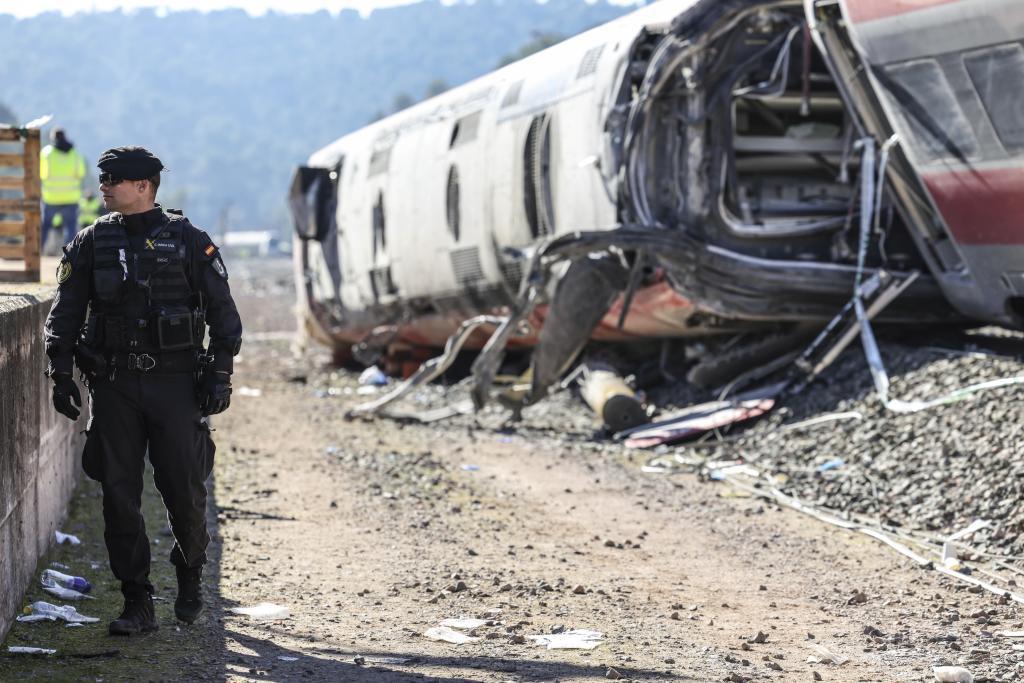 Uno de los trenes afectados por el accidente en Adamuz